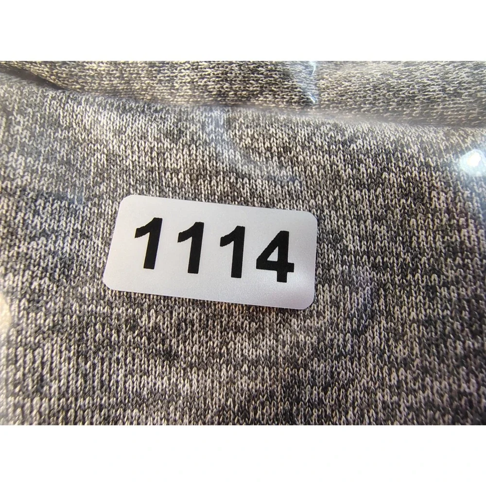 Adidas Golf Mens Sz L Gray Heathered Short Sleeve Performance Polo Shirt RN88387